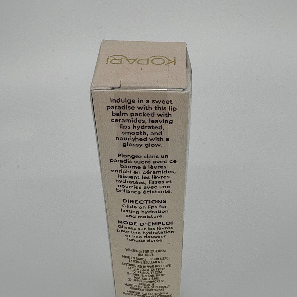 Kopari Lip Love Moisture Balm Soft Vanilla 0.52 oz 15g Ceramide Boxed - Picture 5 of 10